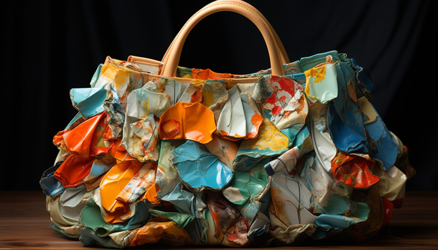 Bolsos de diseño con materiales reciclados
